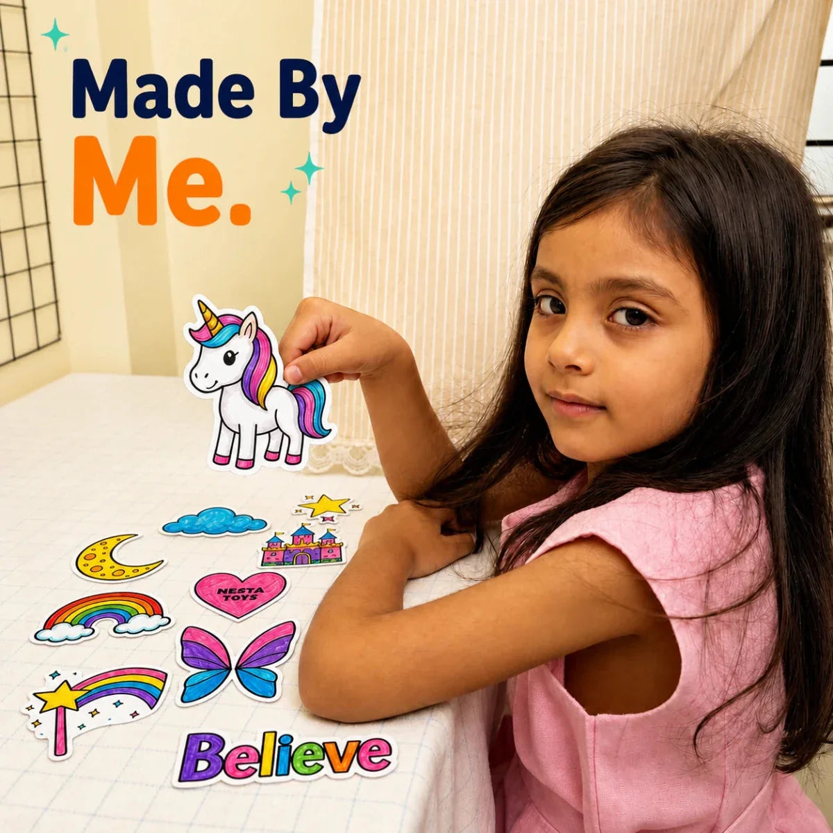 DIY Fridge Magnet (10 Pcs) - Unicorn