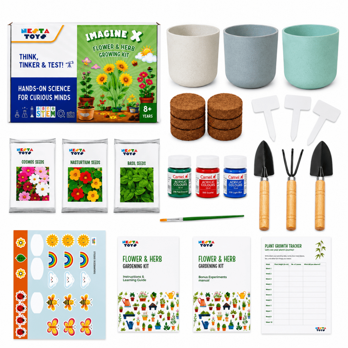 Gardening Kit - Flower & Herb Growing STEM Kit