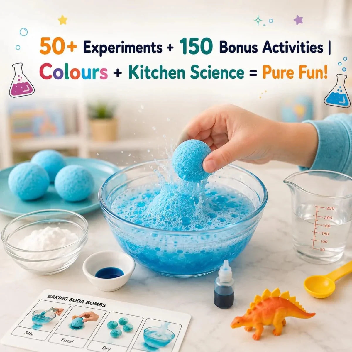 Junior Chemistry Lab Kit - Safe & Fun Science Experiments for Kids