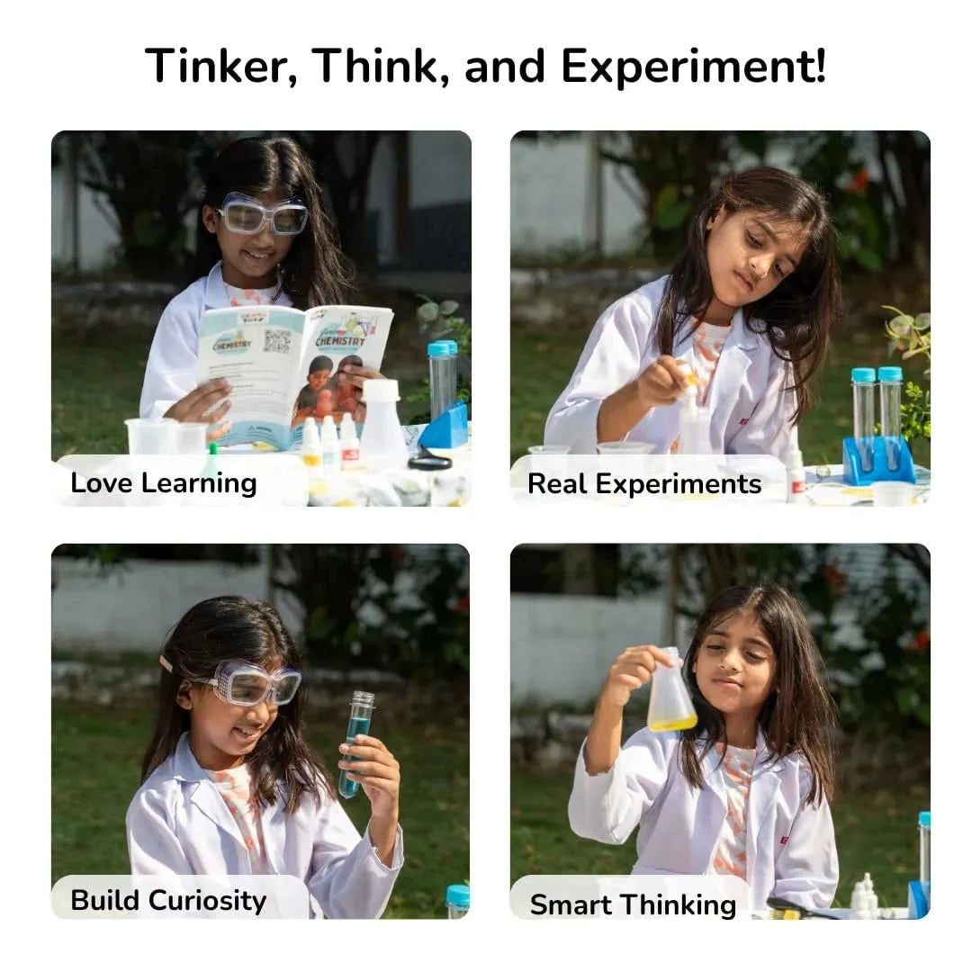 Junior Chemistry Lab Kit - Safe & Fun Science Experiments for Kids