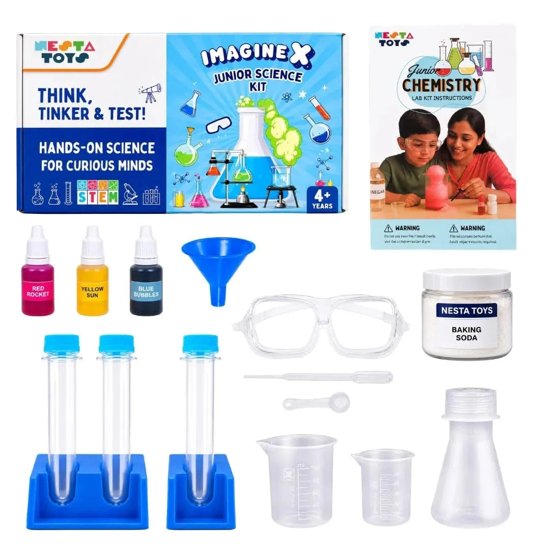 Junior Chemistry Lab Kit - Safe & Fun Science Experiments for Kids