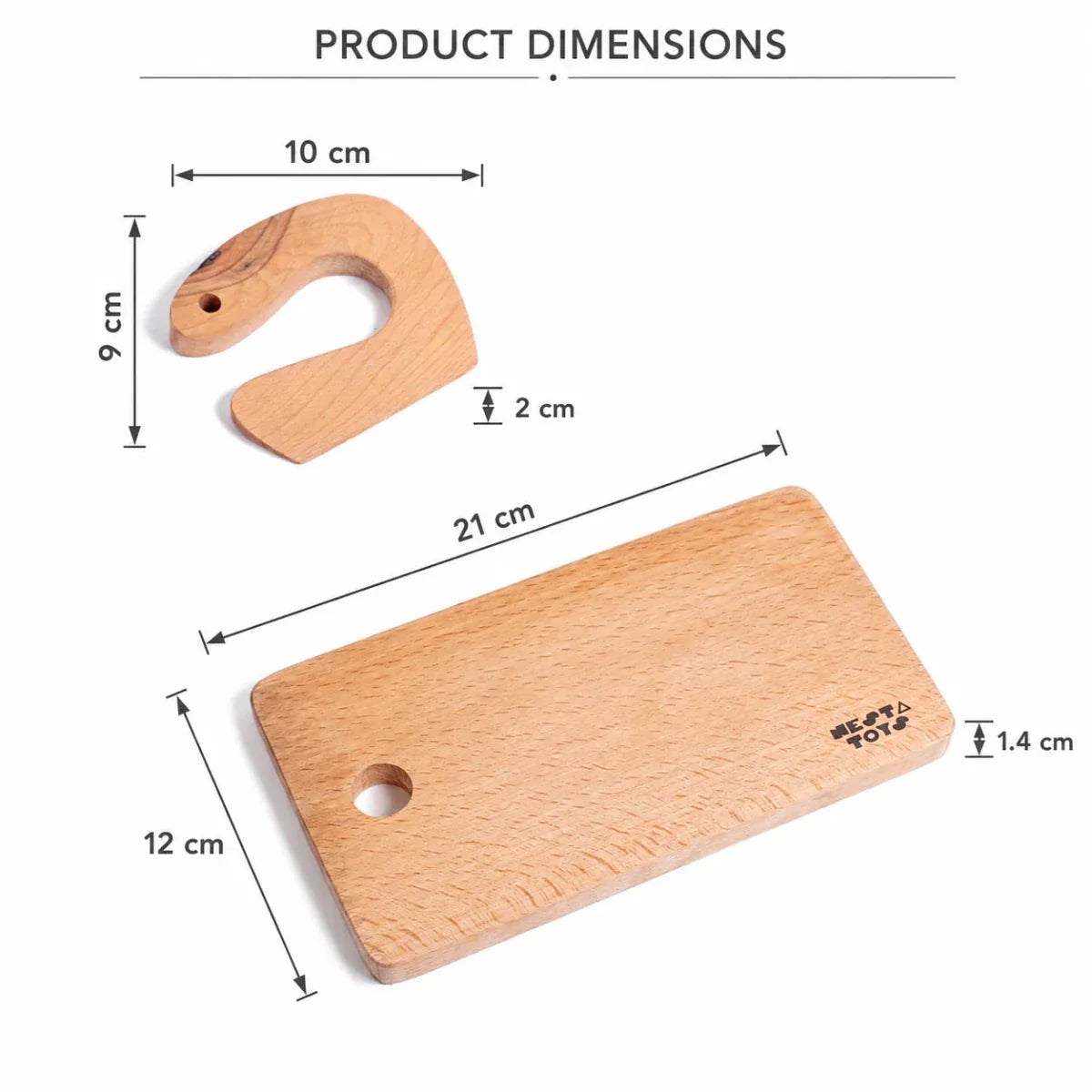 Montessori Chopping Board & Knife | Safe Cutting Tool for Kids
