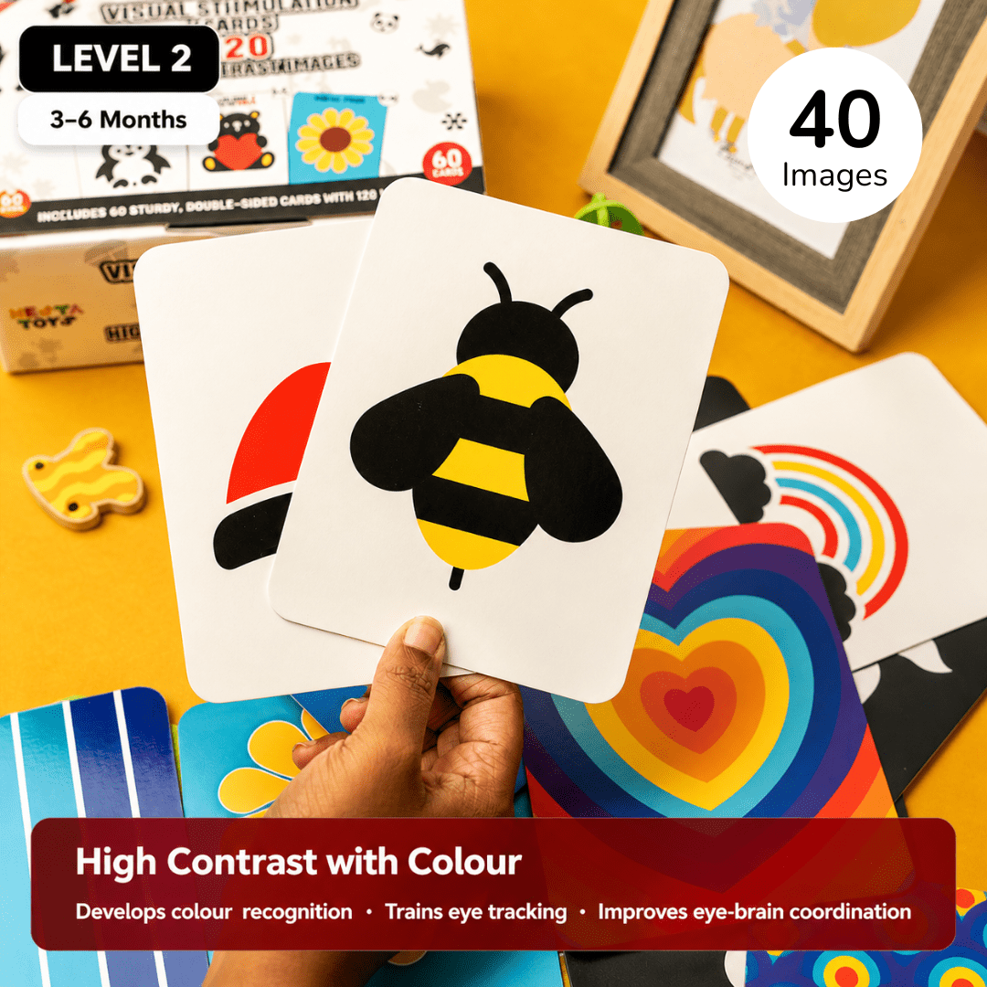 Visual Stimulation Learning Activity Card for Babies