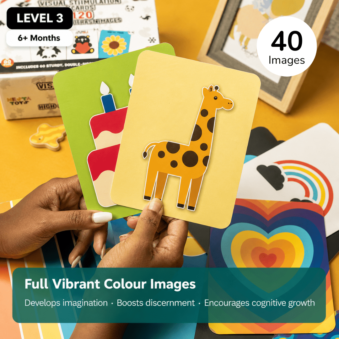 Visual Stimulation Learning Activity Card for Babies