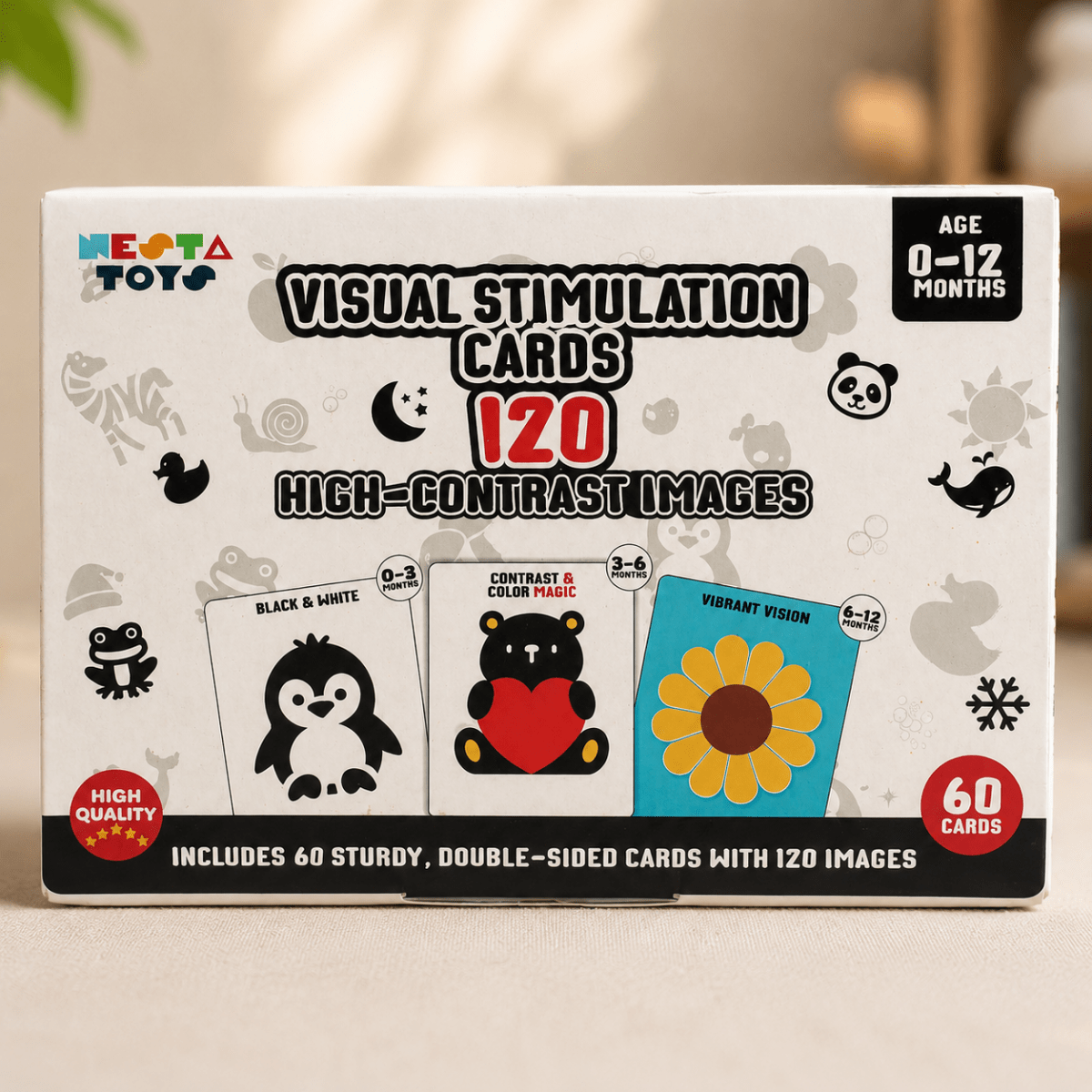 Visual Stimulation Learning Activity Card for Babies