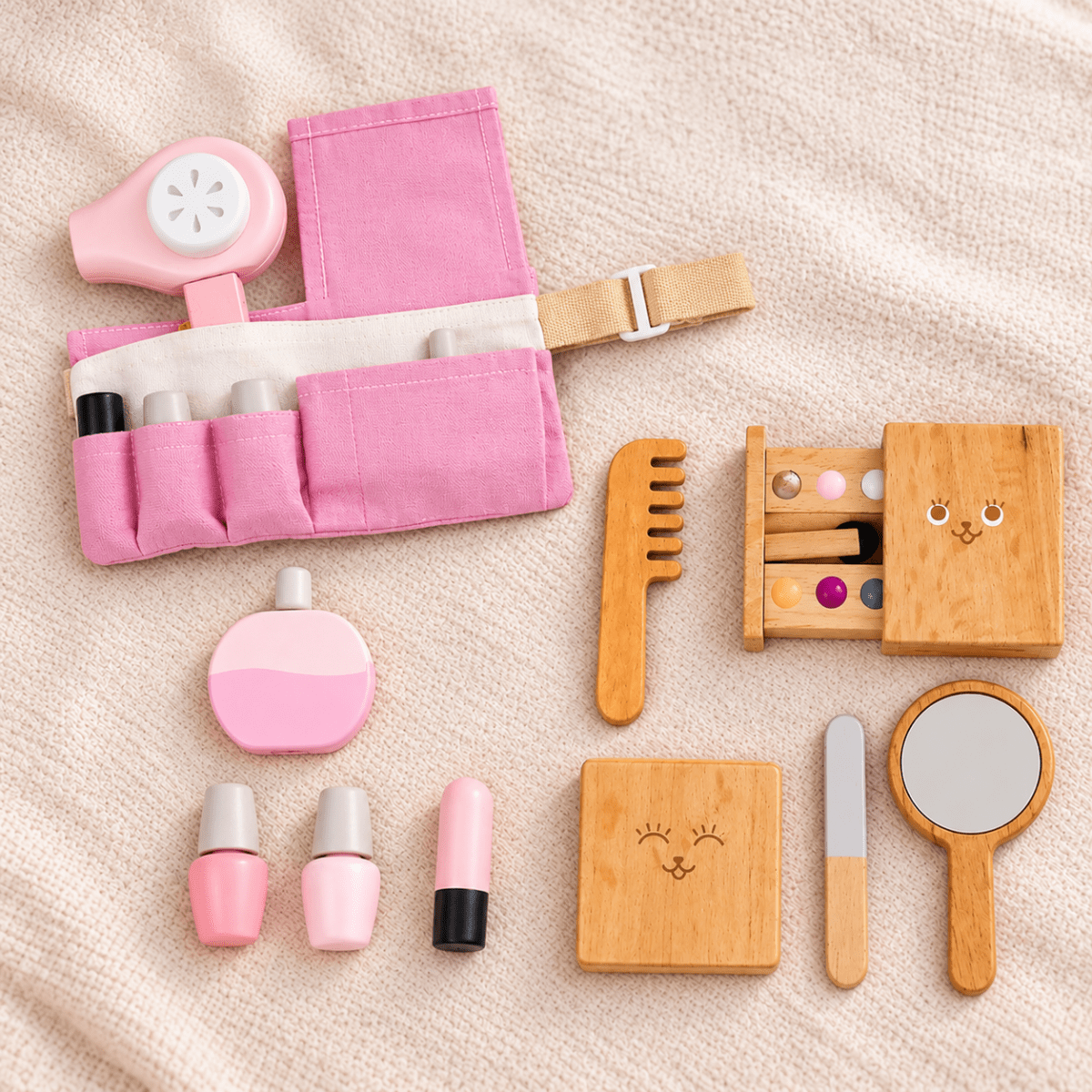 Wooden Makeup Set Toy (12 Pcs)