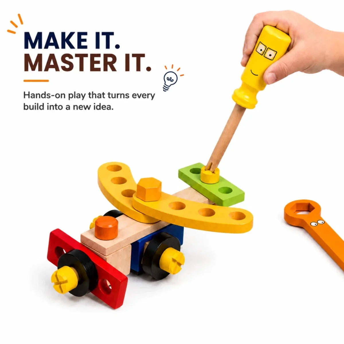 Wooden Tool Kit Without Box (39 Pcs)