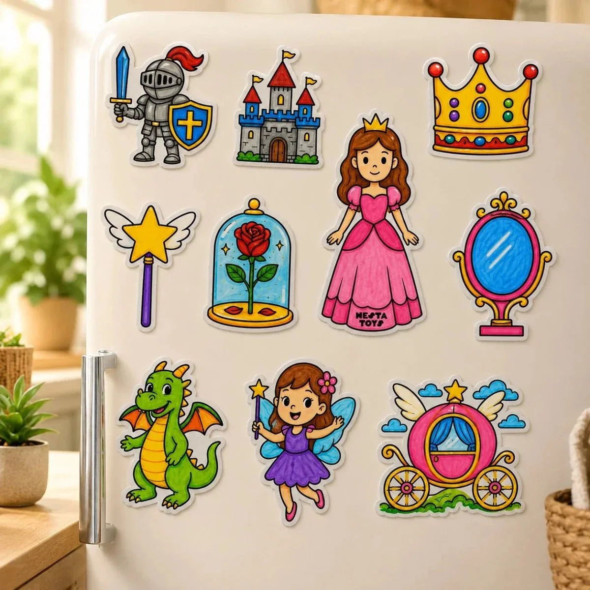 DIY Fridge Magnet (10 Pcs) - Fairy Tale