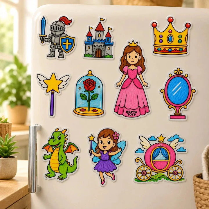 DIY Fridge Magnet (10 Pcs) - Fairy Tale