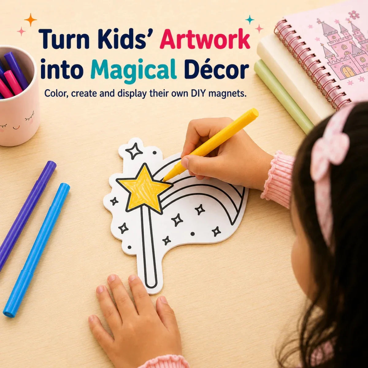 DIY Fridge Magnet (10 Pcs) - Unicorn