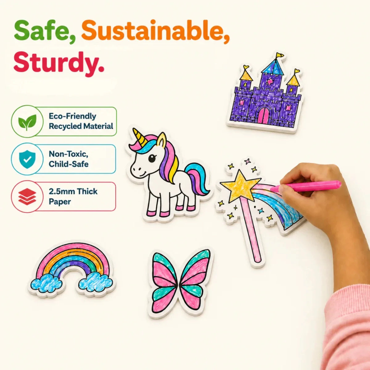 DIY Fridge Magnet (10 Pcs) - Unicorn
