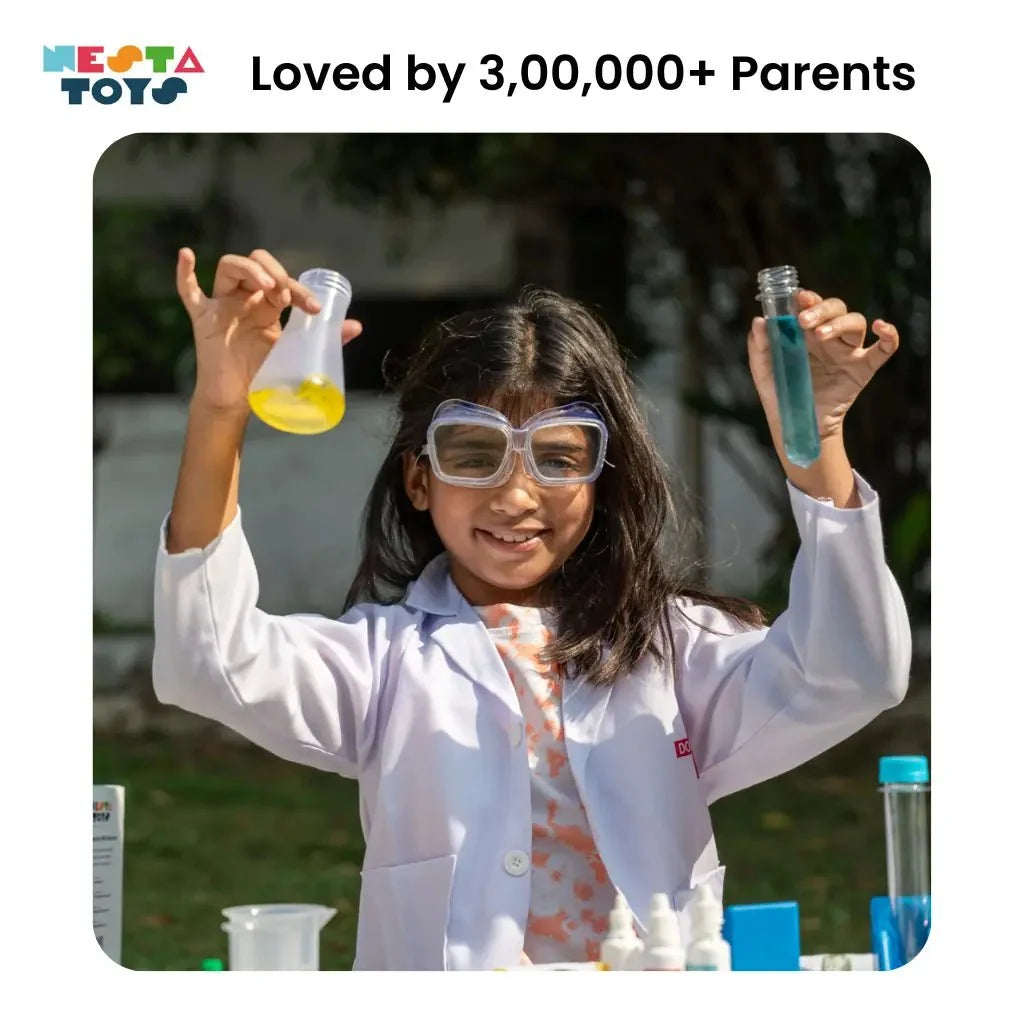 Junior Chemistry Lab Kit - Safe & Fun Science Experiments for Kids