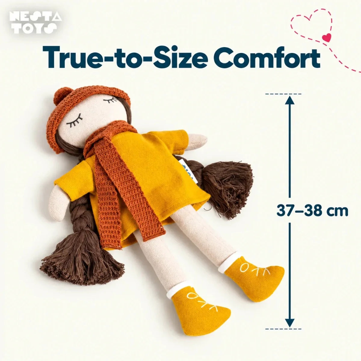 Knitted Cotton Soft Toy Doll