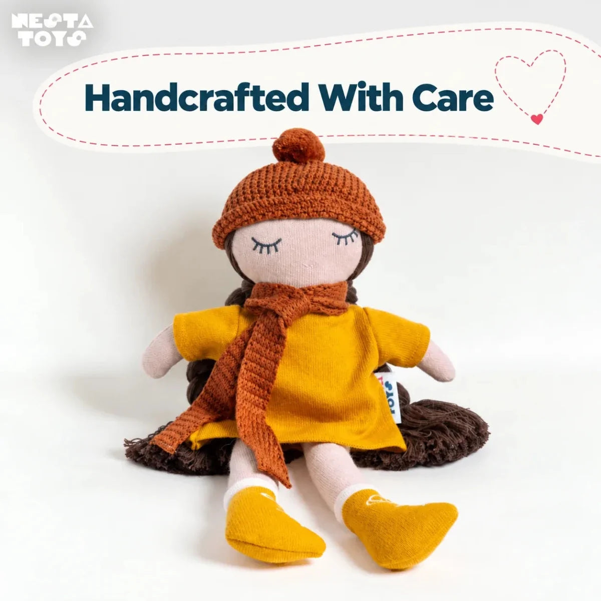Knitted Cotton Soft Toy Doll