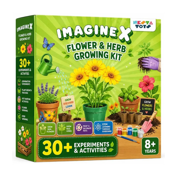 Gardening Kit - Flower & Herb Growing STEM Kit