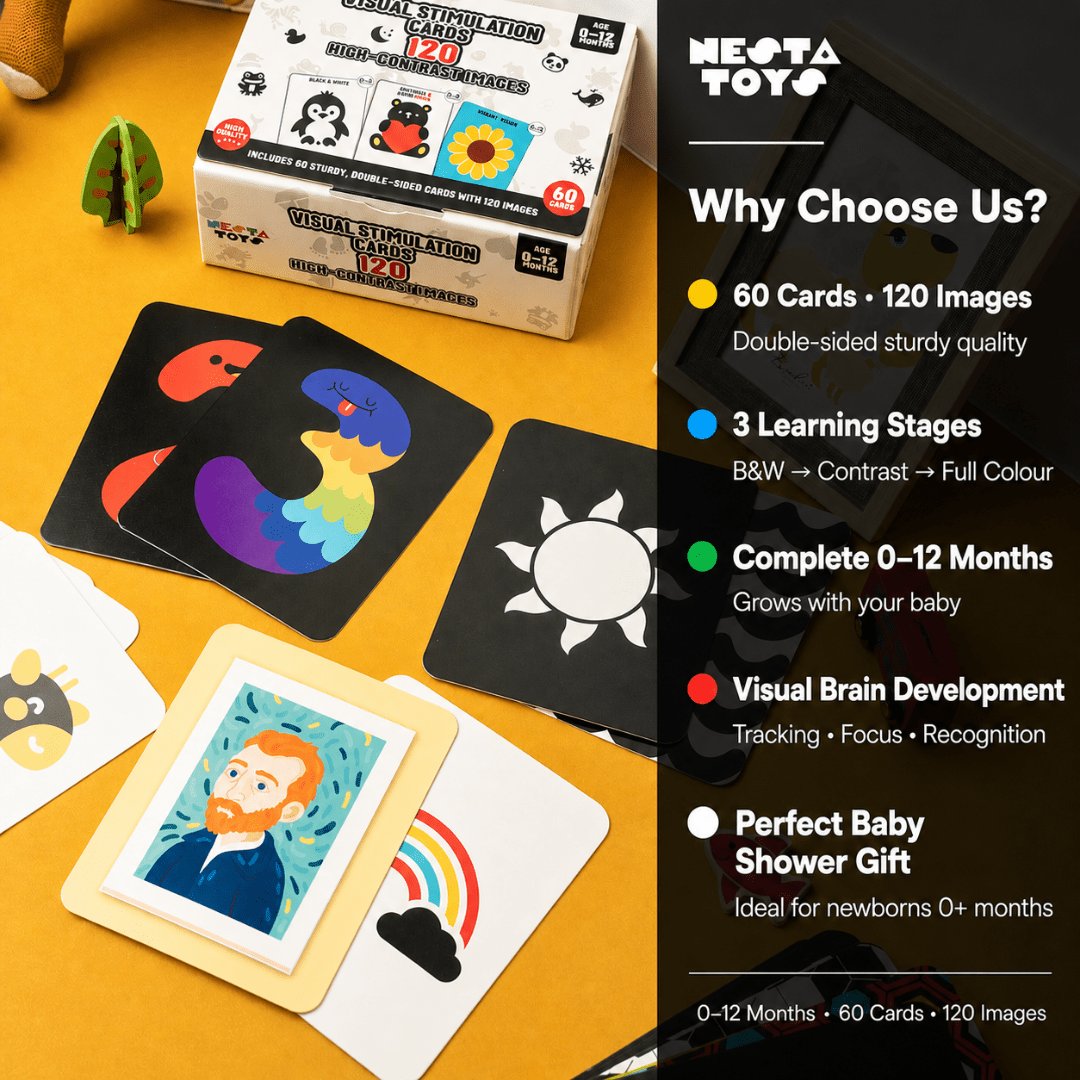 Visual Stimulation Learning Activity Card for Babies