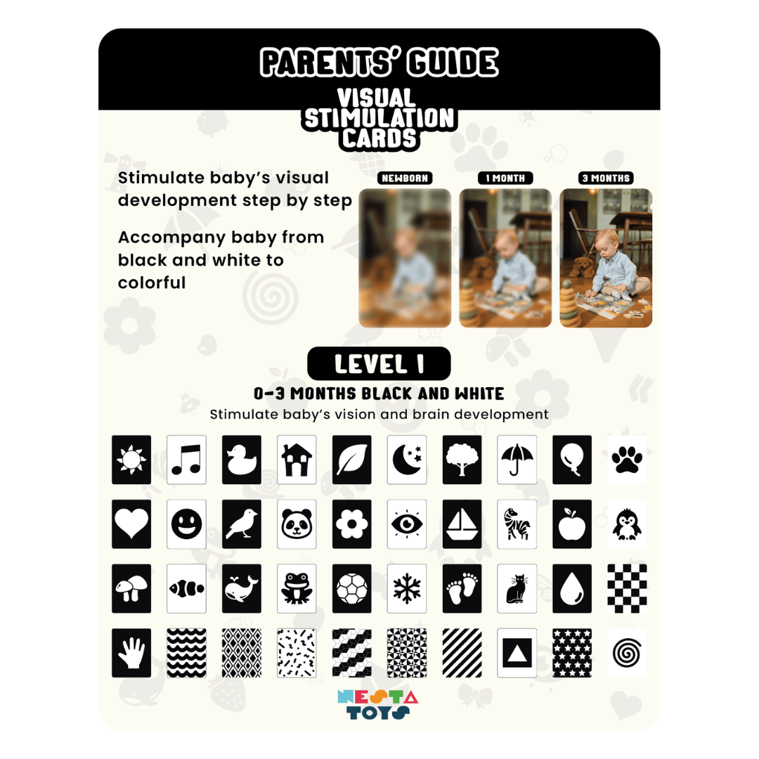 Visual Stimulation Learning Activity Card for Babies