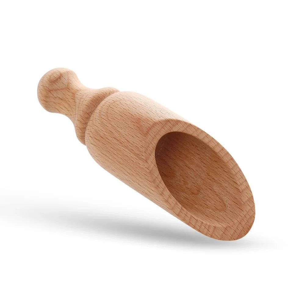 Wooden Sensory Bin Tools for Kids (6 Pcs) - Free Gift