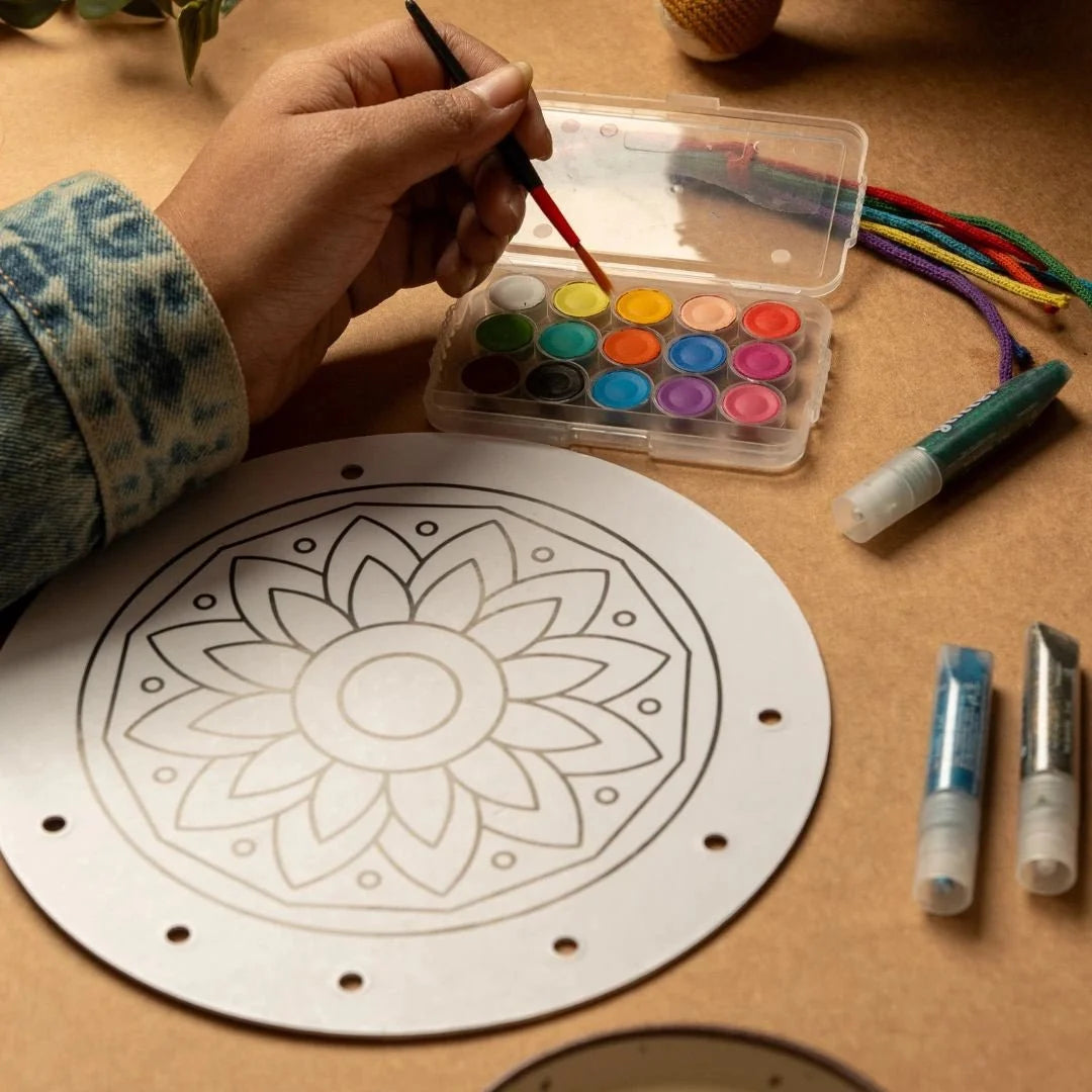 DIY Dream Catcher - Mandala Art for Kids