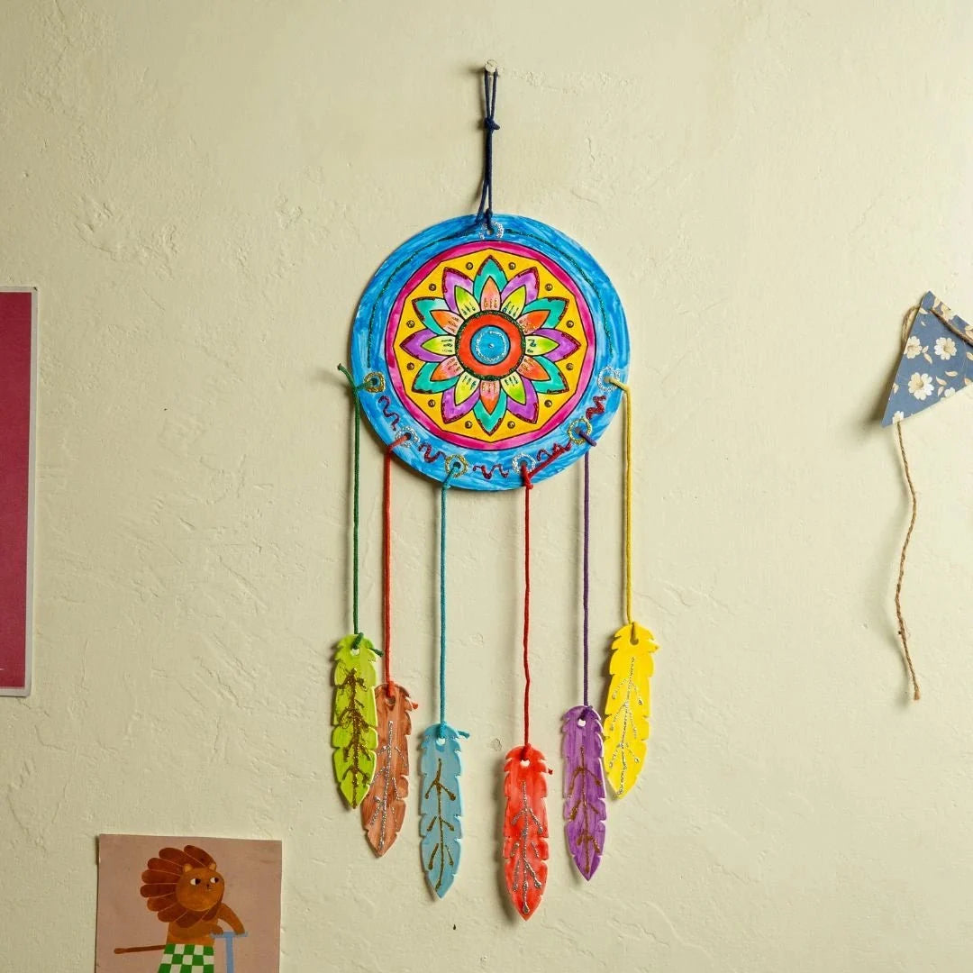 DIY Dream Catcher - Mandala Art for Kids