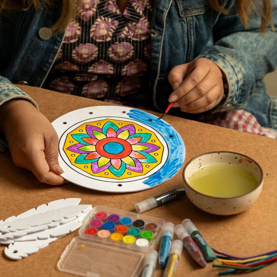 DIY Dream Catcher - Mandala Art for Kids