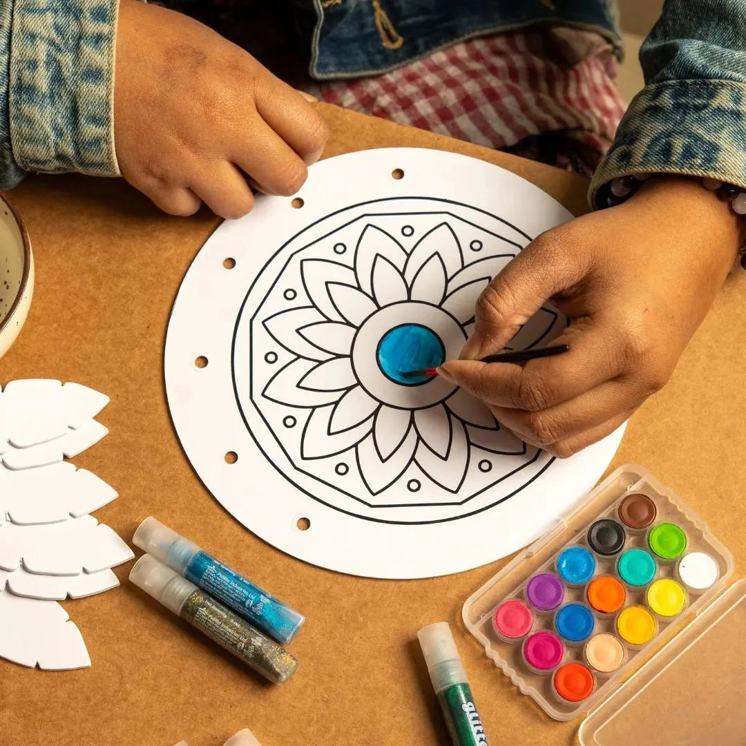 DIY Dream Catcher - Mandala Art for Kids