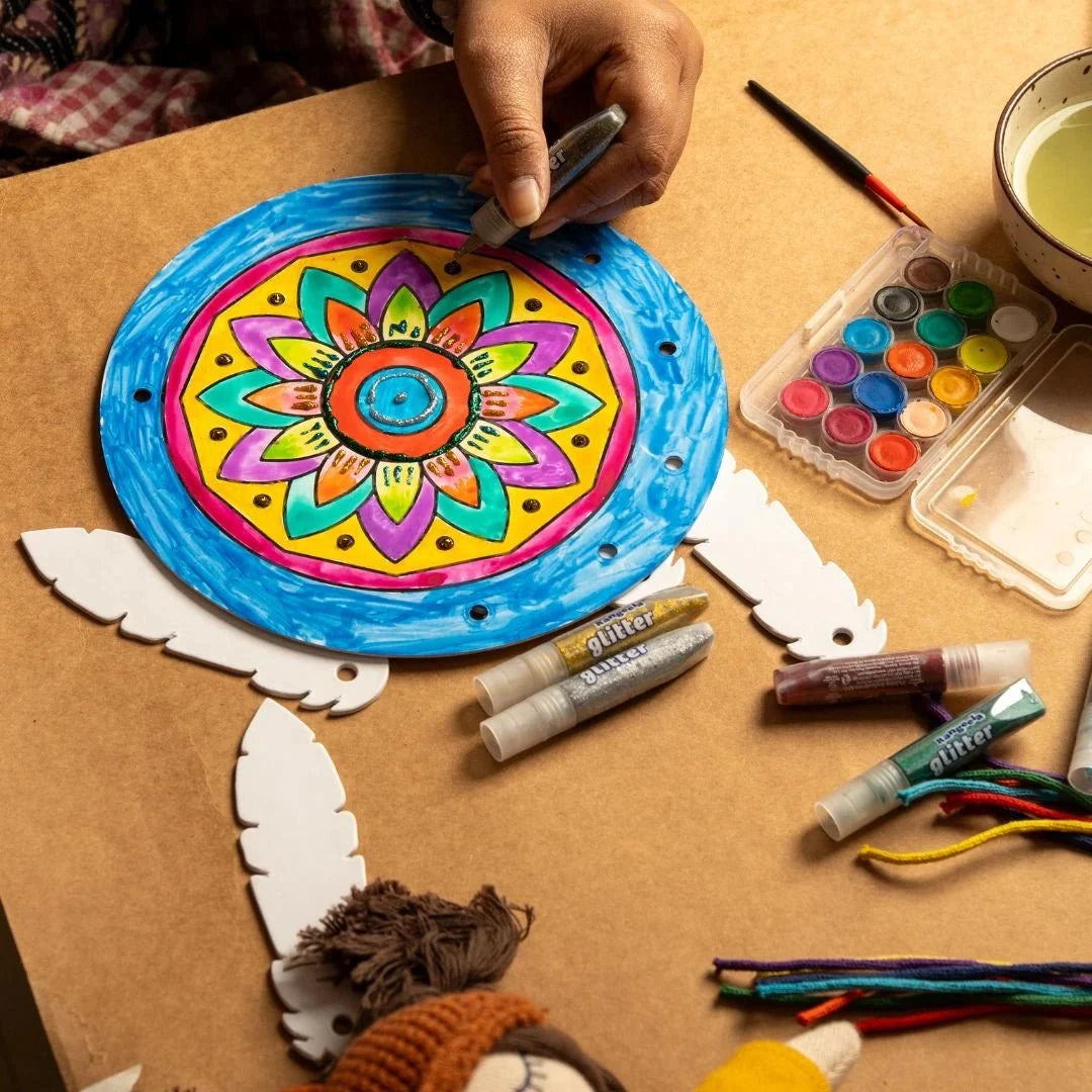 DIY Dream Catcher - Mandala Art for Kids