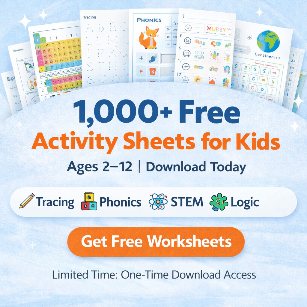 Busy Kids Mega Pack - 1000+ Educational Activity Sheets