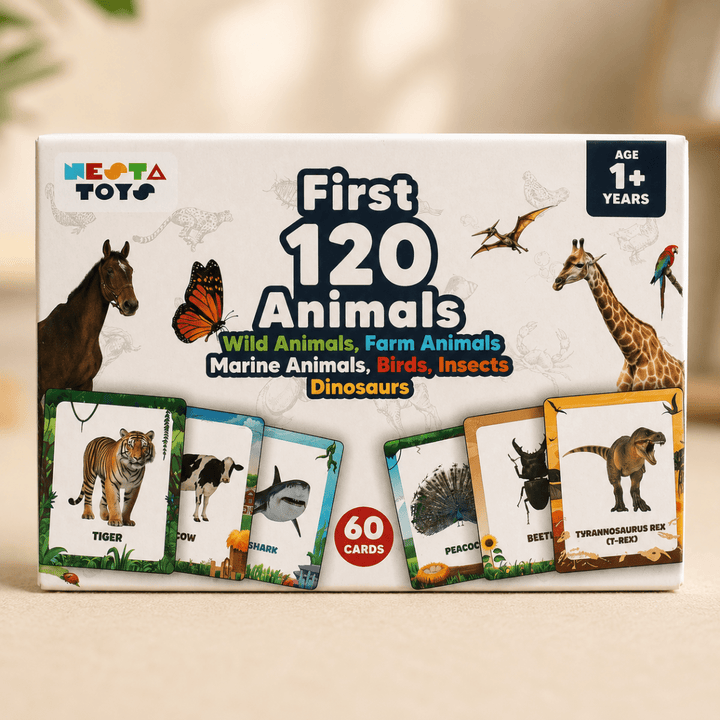 Animal Flashcards (120 Pictures)