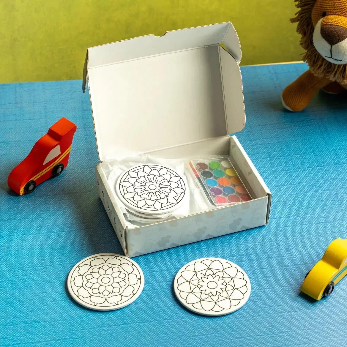 DIY Fridge Magnets (10 Pcs) - Mandala Art