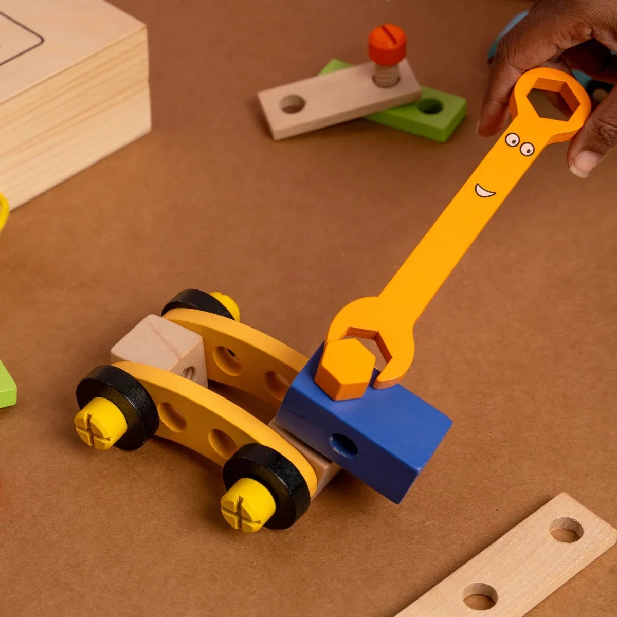 Wooden Tool Kit Toy with Tool Box (40 Pcs)