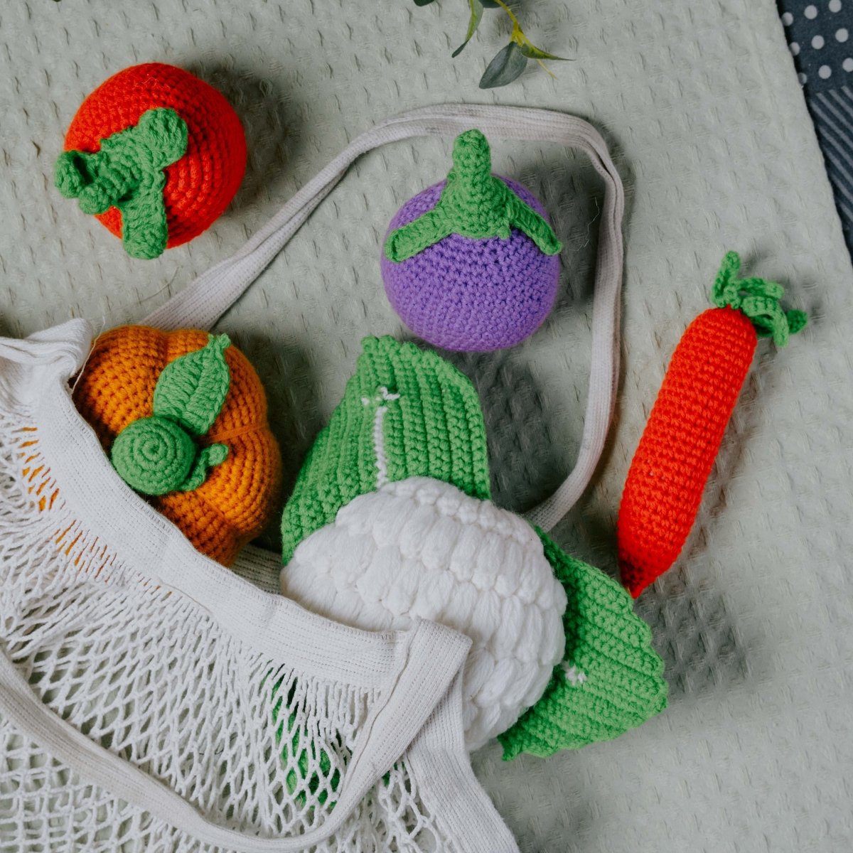 Crochet Vegetable Toys | Play Food for Kids
