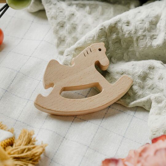 Rocking Horse Teether (Beech Wood)