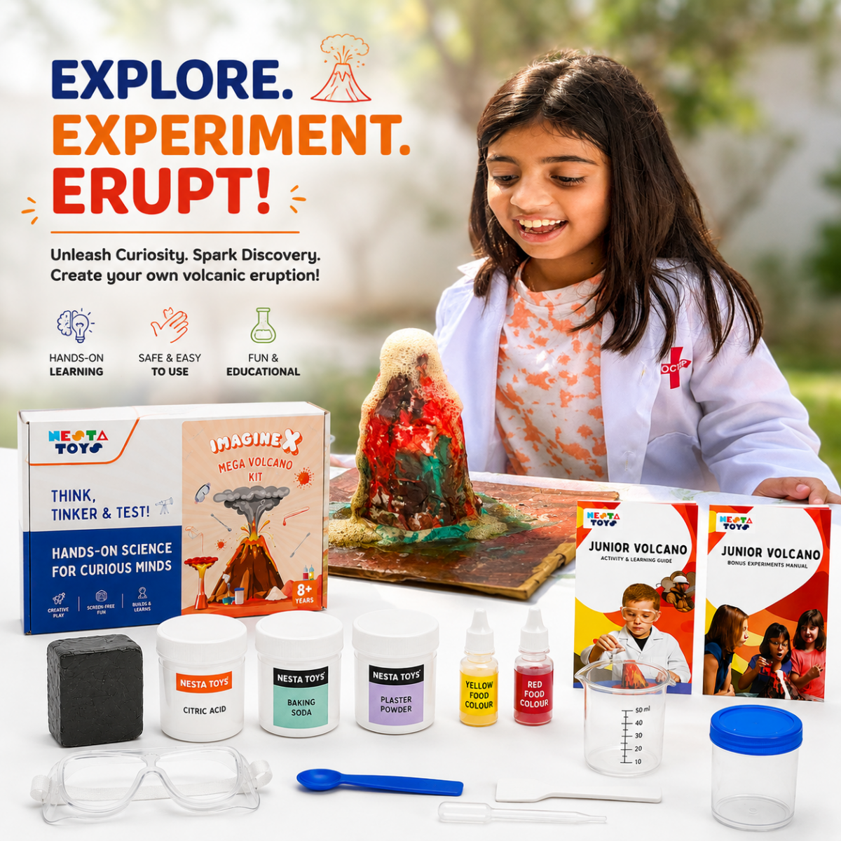Volcano Kit – Hands-On Earth Science STEM Kit
