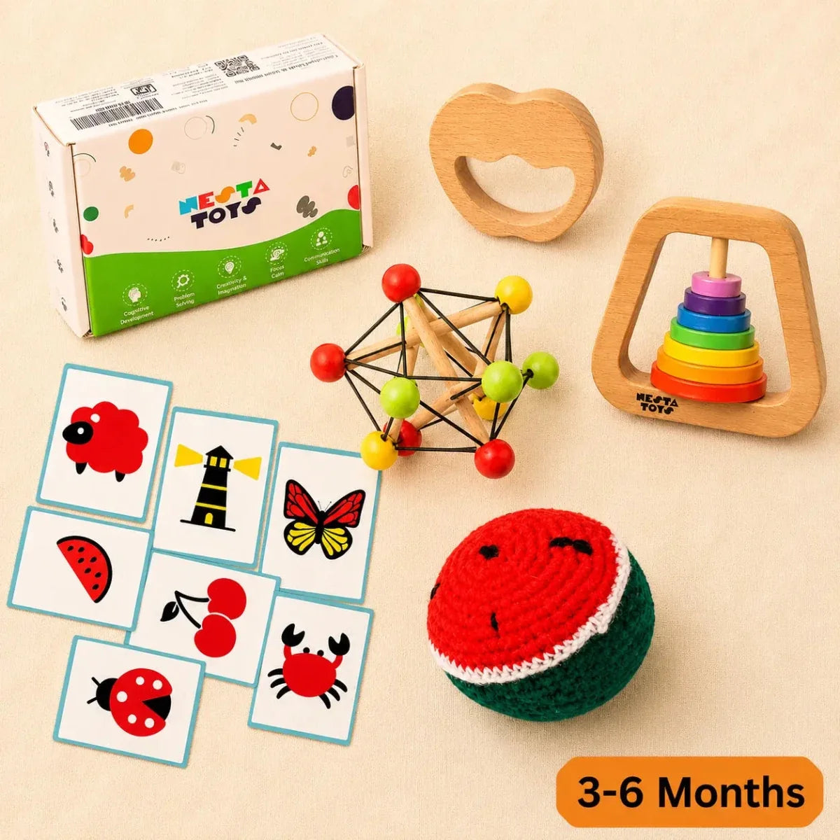 Sensory Explorer Play Kit for 3-6 Months Babies (Level 2)