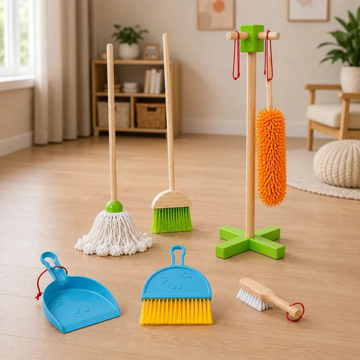 Wooden Cleaning Set Toy (7 Pcs)